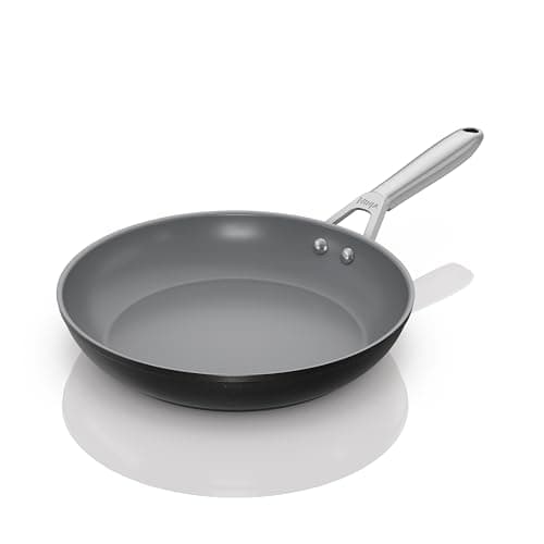 Image of Ninja ZEROSTICK Ceramic Pro 28 cm Frying Pan, Scratch Resistant, Made PTFE-Free, All Hob Compatible,Black, CW30028UK
