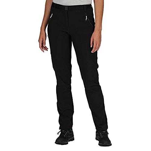 Image of Regatta Women's Highton Stretch Walking Trousers Black