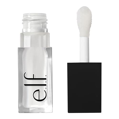 Image of e.l.f. Glow Reviver Lip Oil, Nourishing Tinted Lip Oil For A High-Shine Finish, Infused With Jojoba Oil, Vegan & Cruelty-Free, Crystal Clear