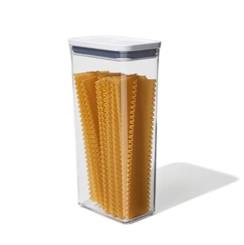 Image of OXO Good Grips POP Container – Rectangle Tall 3.7 Qt/3.5L – Airtight, Stackable Food Storage – BPA-Free & Dishwasher Safe – Space-Saving & Modular Design for Pantry Organization