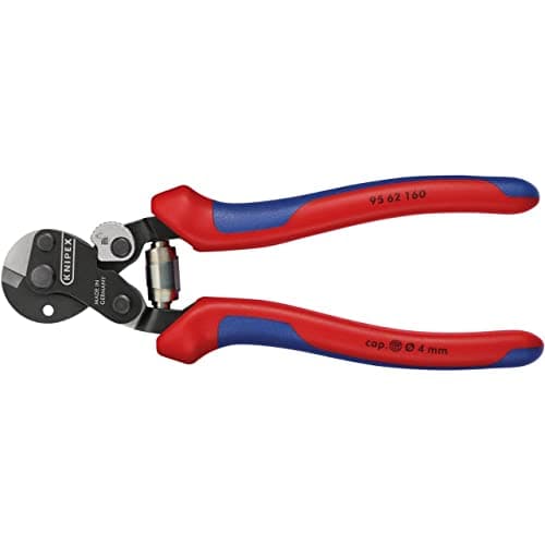 Image of Knipex 04598 95 62 160SBE 160mm Wire Rope Cutters with Heavy Duty Handles
