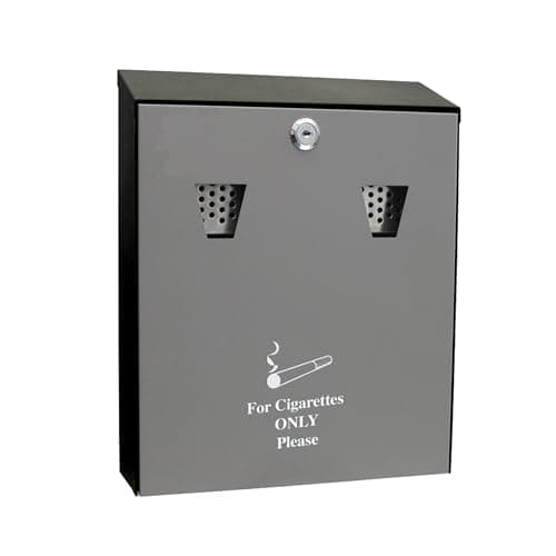 Image of Cathedral Products Outdoor Ashtray with 3.1L Ash Bin & Integrated Extinguisher Panel