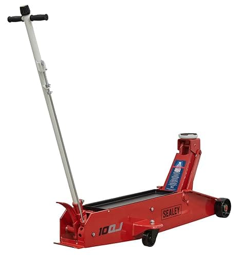 Image of Sealey 10 Tonne Trolley Jack Long Reach - 10QJ