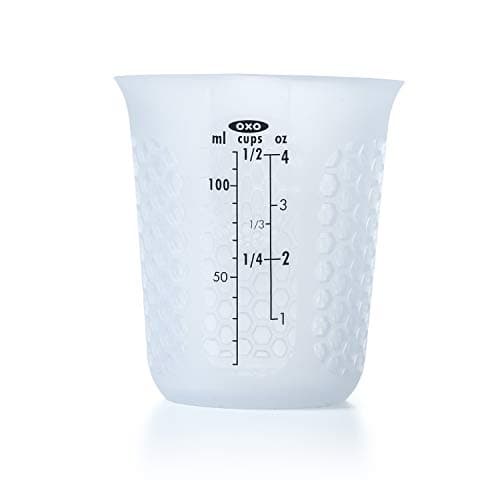 Image of OXO Good Grips Mini Squeeze & Pour Silicone Measuring Cup with Stay-Cool Pattern