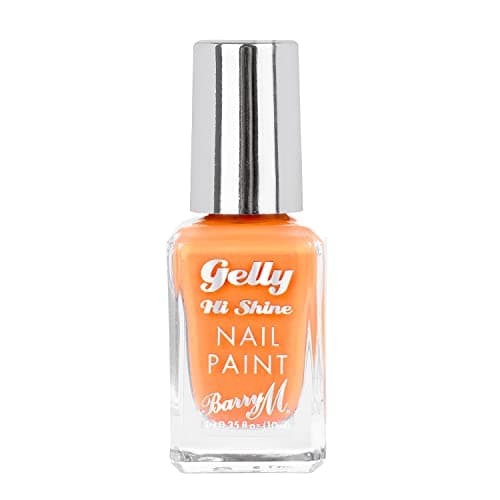 Image of Barry M Gelly Hi Shine Nail Paint, Shade Pumpkin |Orange Glossy Nail Polish