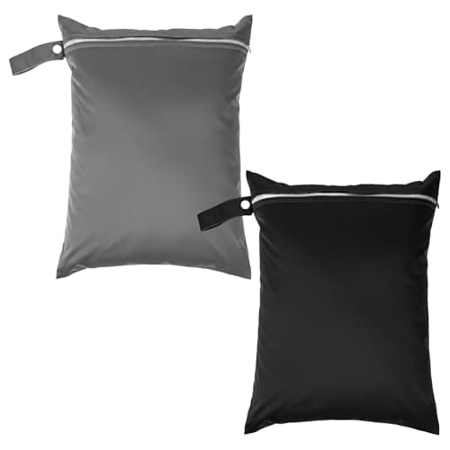 Image of Ouligay 2Pcs Travel Laundry Bags Waterproof 40x30cm Large Dirty Clothes Bag for Traveling Dorm Camp Laundry Travel Bag for Suit Workout Swimming Yoga