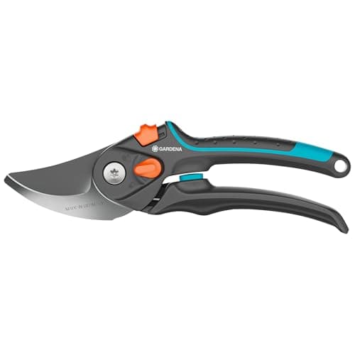 Image of Gardena Secateurs PremiumCut Pro Flex, Bypass, Green Wood, 24 mm Cutting Diameter, ErgoTec Handle with Soft Grip, Precision-Ground Steel Blades (12252-20)