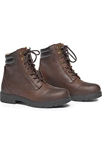 Image of Mountain Horse Womens Wild River Lace Paddock Boots - Brown - Waterproof Sprayproof - Rugged oily full grain leather Footwear Size - 40