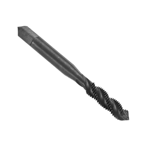 Image of sourcing map Spiral Flute Thread Taps 1/4-28 UNF 2B Machine Threading Tap Bit, Nitrided Coated Screw Tapping Repair Tool, M2 High-Speed Steel (HSS)