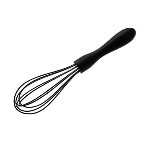 Image of Wiltshire Silicone Whisk, Egg Whisk, Baking & Whipping Balloon Whisk, Heat-Resistant Utensil, Non-Stick, Non-Scratch, Midnight Black, 21x5x5cm