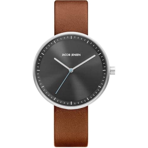 Image of Jacob Jensen JJ285 Women's Analogue Quartz Watch with Leather Strap