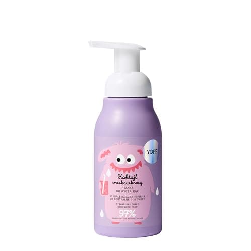 Image of YOPE Hand Wash Foam For Kids | Hypoallergenic | Probiotics & Fruit Extracts | Ages 3+ | 97% Natural Ingredients | Scent Strawberry Smoothie | 300ml
