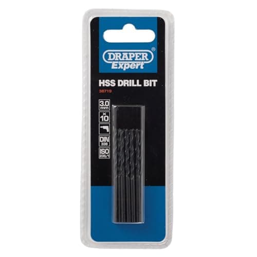 Image of Draper 38719 H29MC Expert Hss Drill Bit, 3.0mm Ø, Pack of 10