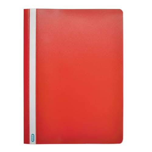 Image of Elba A4 Project Folder - Red, with Customisable Cover (Pack of 50)
