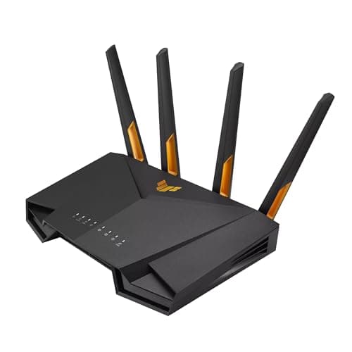 Image of ASUS TUF Gaming AX4200 Dual Band WiFi 6 Router with Mobile Tethering (Replacement of 4G 5G routers)2.5Gbps port, Mobile Game Mode, Free Internet Security, AI Mesh, Gear Accelerator, Adaptive QoS