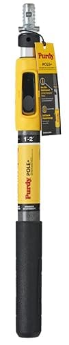 Image of Purdy® Pole Plus Adjustable Extension Pole 1 ft to 2 ft Durable Lightweight Secure Pin Lock for Painting Cleaning and DIY Projects