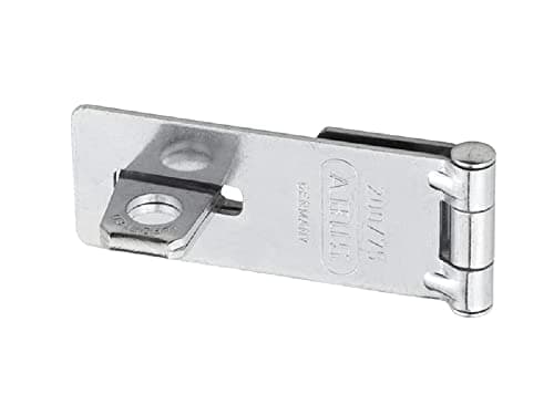 Image of ABUS Hasp and Staple 200/75 - Device for Padlocks - for Smashing Doors - ABUS Security Level 2 - Silver