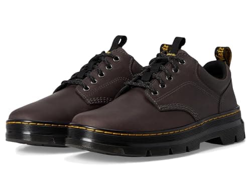 Image of Dr. Martens Men's Reeder Leather Oxford, Gunmetal, 11 UK