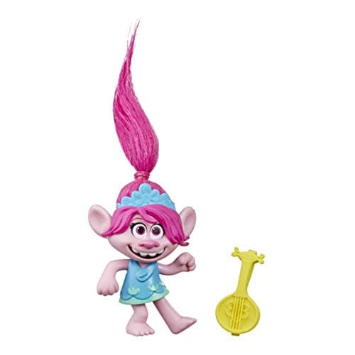 Image of DreamWorks Trolls World Tour Trolls 4-Pack, Doll Collection with DreamWorks Poppy, Branch, Barb and Tiny Diamond, Toy for Children 4 and Up