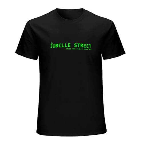 Image of Nick Cave & The Bad Seeds, Jubille Street Mens Cotton T Shirt Lyrics, Push The Sky Away Size XL