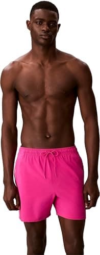 Image of Calvin Klein Men 5 in Core Lv00N61002 Swim Bottoms, Purple (Stunning Orchid), XS