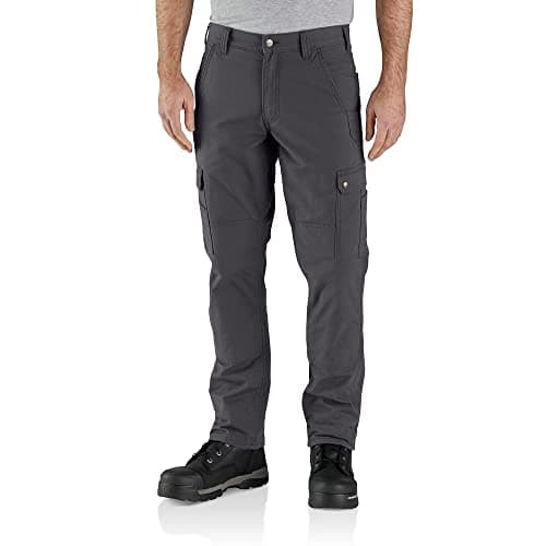 Image of Carhartt Rugged Flex™ Relaxed Fit Ripstop Cargo Fleece-Lined Work Pant