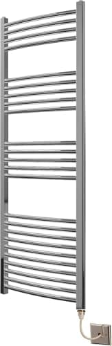Image of Greened House Extra High Heat Output Chrome Electric Towel Rail 500 x 1500mm Bathroom Radiator Heater Up to 26% More Heat Output