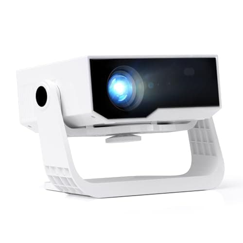 Image of Mini Smart Projector 2026 New Android 14, Native 1080P 4K Supported Wifi Projector 30000 Lumens Built-in-Apps with Auto Keystone, 270° Stand Portable Movie Projector for Home Bedroom, iOS/Switch/PS5