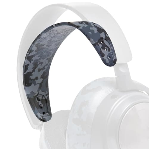 Image of WC HeadbandZ Arctis Nova - Upgraded Silicone Headband for Arctis Nova Headsets by Wicked Cushions - Enhanced Flexibility, Comfort, and Style with Matching Earpad Designs | Black Camo