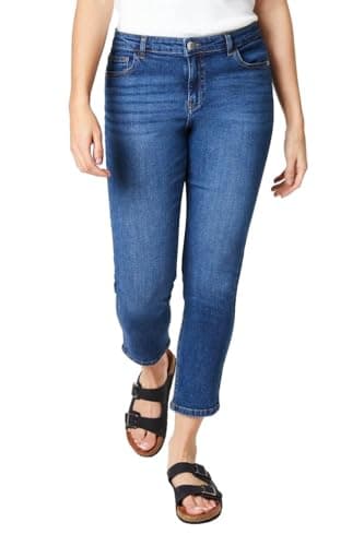 Image of Dorothy Perkins Petite Comfort Stretch Slim Jeans, 12, Mid Wash