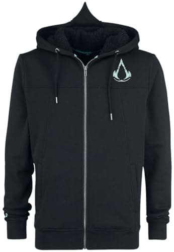 Image of Assassin's Creed Valhalla - Shield and Hammer - Men's Hoodie (s) Black