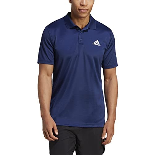Image of adidas Men's Designed 2 Move Poloshirt mit 3 Streifen T-Shirt, Dark Blue/White, S