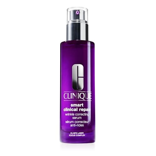 Image of Clinique Smart Clinical Repair Wrinkle Correcting Face Serum With Hyaluronic Acid, 9.5% Peptides + 1% Advanced Retinoid Serum | Anti-Ageing + Hydrating
