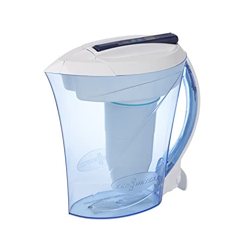Image of ZeroWater 10 Cup 2.4 Litre Water Purifier Filter Jug with Digital Water Quality Meter Included