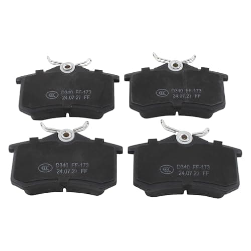 Image of HouYeen Pack of 4 Rear Left and Right Disc Brake Pads for Au-di A4 B6 B7 TT 8N Re-nault Clio mk3 mk4 Megane mk1 mk2 Se-at Leon Sko-da Octavia Superb V-W Bora Golf Jetta New Beetle Passat B2 B3 B4