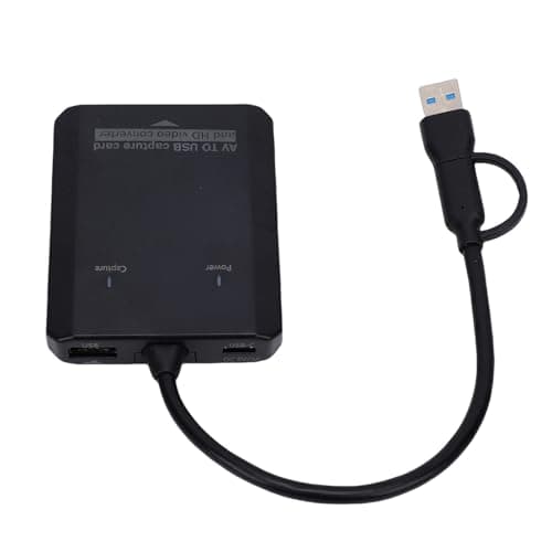 Image of GOWENIC Video Capture Card, Dual Function Design, Store or Share Permanently, Real Time HD Multimedia Preview, for VCR DVD
