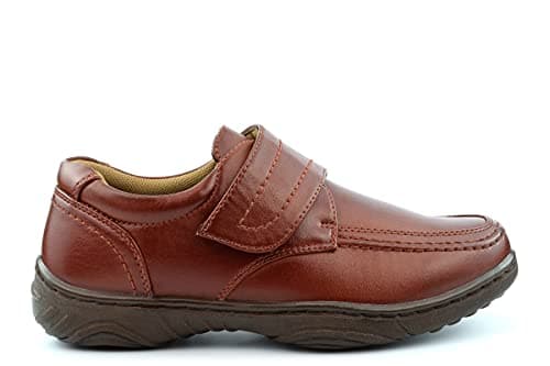 Image of Scimitar Mens Lightweight Touch Fastening Casual Shoes with Textile Lining Tan 9 UK
