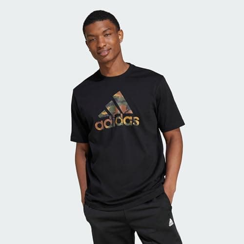 Image of adidas Men's CAMO BOS Graphic TEE, Black, S