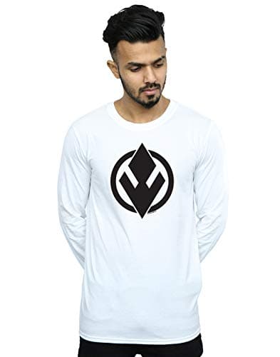 Image of Star Wars The Rise of Skywalker Sith Logo Long Sleeved T-Shirt Men's White Large