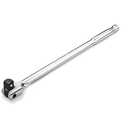 Image of NEIKO 00339A 3/8" Drive Premium Breaker Bar | 12” Length | 180 Flex Cr-Mo Head | CR-V Steel Construction