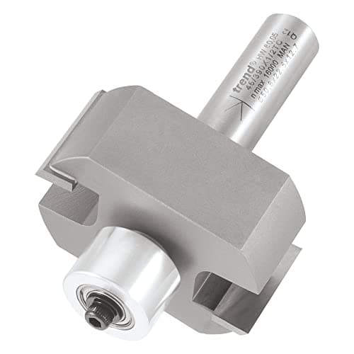 Image of Trend Professional Large Guided Rebater Router Cutter, 1/2 Inch Shank, 50.8mm Cut Diameter, 22.5mm Cut Length, Tungsten Carbide Tipped, 46/390X1/2TC