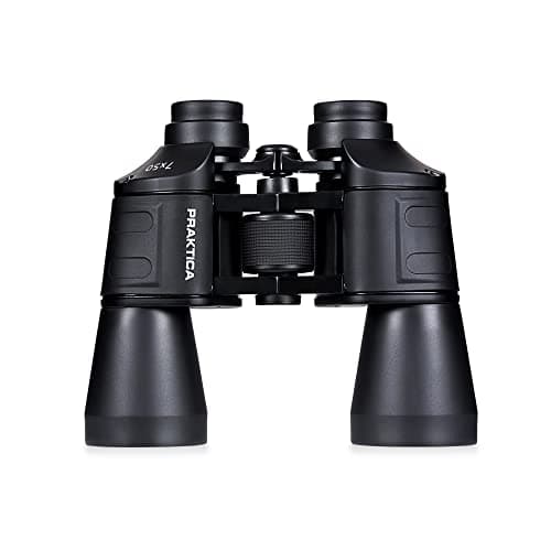 Image of Praktica Falcon 7x50mm Porro Prism Field Black Binoculars - Fully Coated Lenses, Sturdy Construction, Aluminium Chassis, Sharp Clear Image, Bird Watching, Sailing, Hiking, Sightseeing, Astronomy