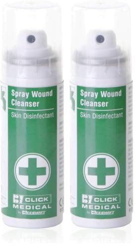 Image of CLICK MEDICAL 70ML WOUND CLEANSER SKIN DISINFECTANT (Pack of 2)