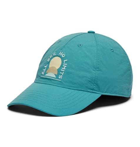 Image of Columbia Unisex Spring Canyon 2 Ball Cap, Baseball Cap, Teal/No Limits, O/S
