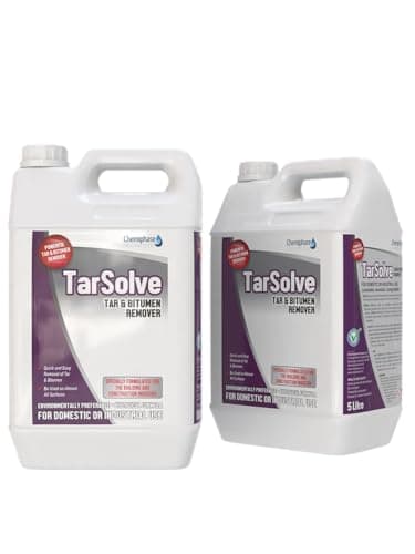 Image of Tarsolve Bitumen Cleaner & Tar Remover – Heavy-Duty Asphalt, Tar & Glue Remover – Effective for Concrete, Stone, Metal & Equipment – Fast-Acting, Safe, Industrial-Grade Solution 2 x 5 Litres