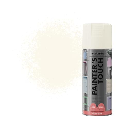 Image of Rust-Oleum 400ml Painter's Touch Spray Paint Aerosol - Ivory Bisque Gloss