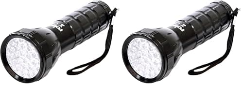 Image of Rolson 61671 28 LED Aluminium Torch (Pack of 2)
