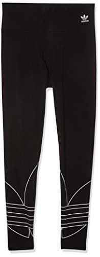 Image of adidas Originals womens Big Trefoil Tights Black XX-Small