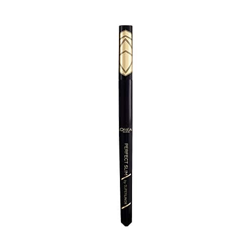 Image of L'Oréal Paris Eyeliner with Precise Felt Tip for the Perfect Eyeliner and Irresistible Eye Make-up, Super Liner Perfect Slim, No. 1 Intense Black, Pack of 1