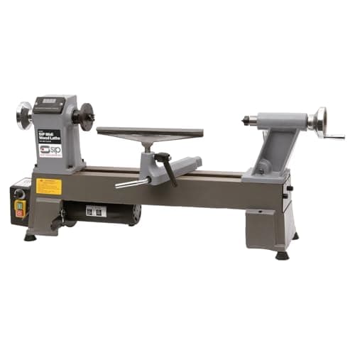 Image of SIP Midi Wood Lathe 550W Variable Speed 500-3500RPM Cast Iron Woodturning Lathe Woodworking Kit